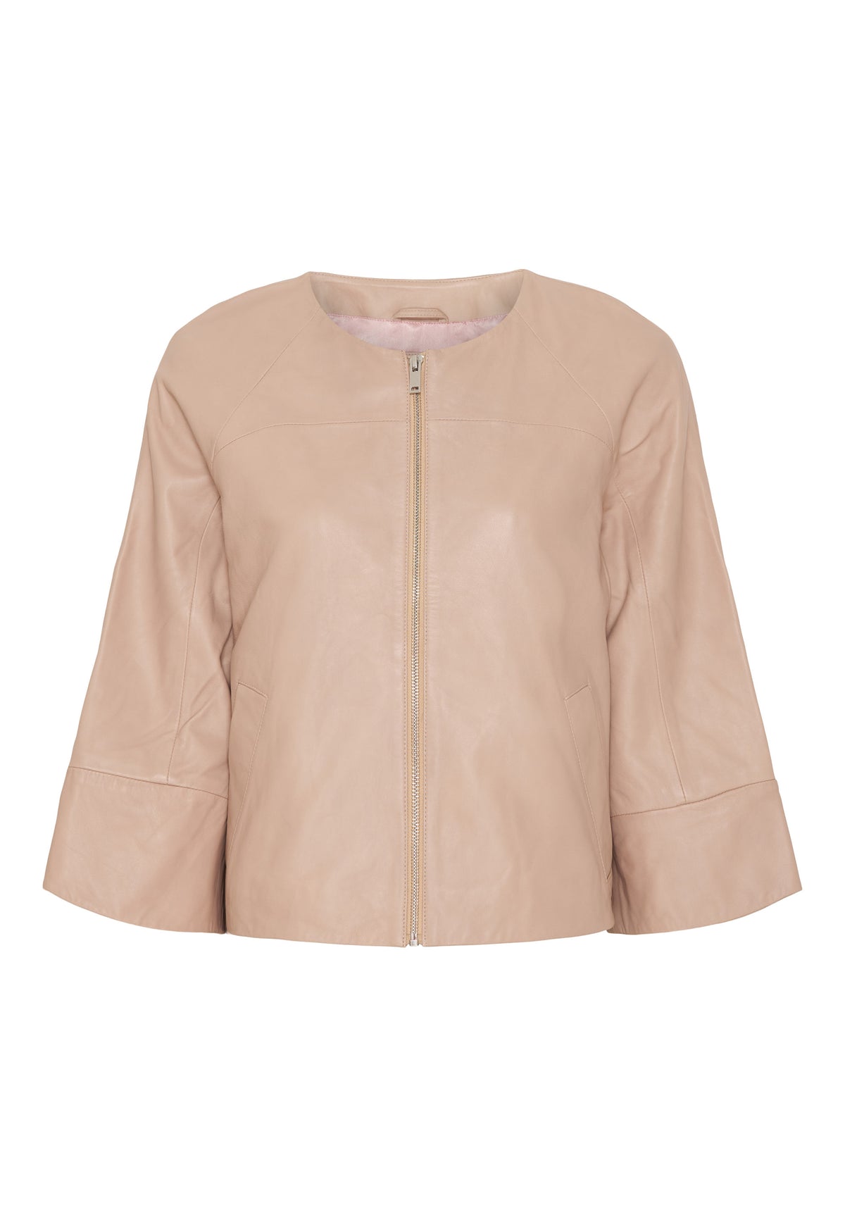 BTFCPH Kort skindjakke Jakker Beige