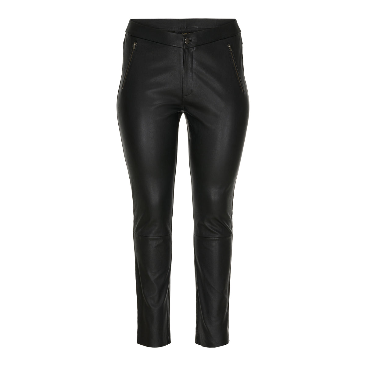 NO. 1 BY OX Læderbukser (Str. 36 - 48) Leggings Sort