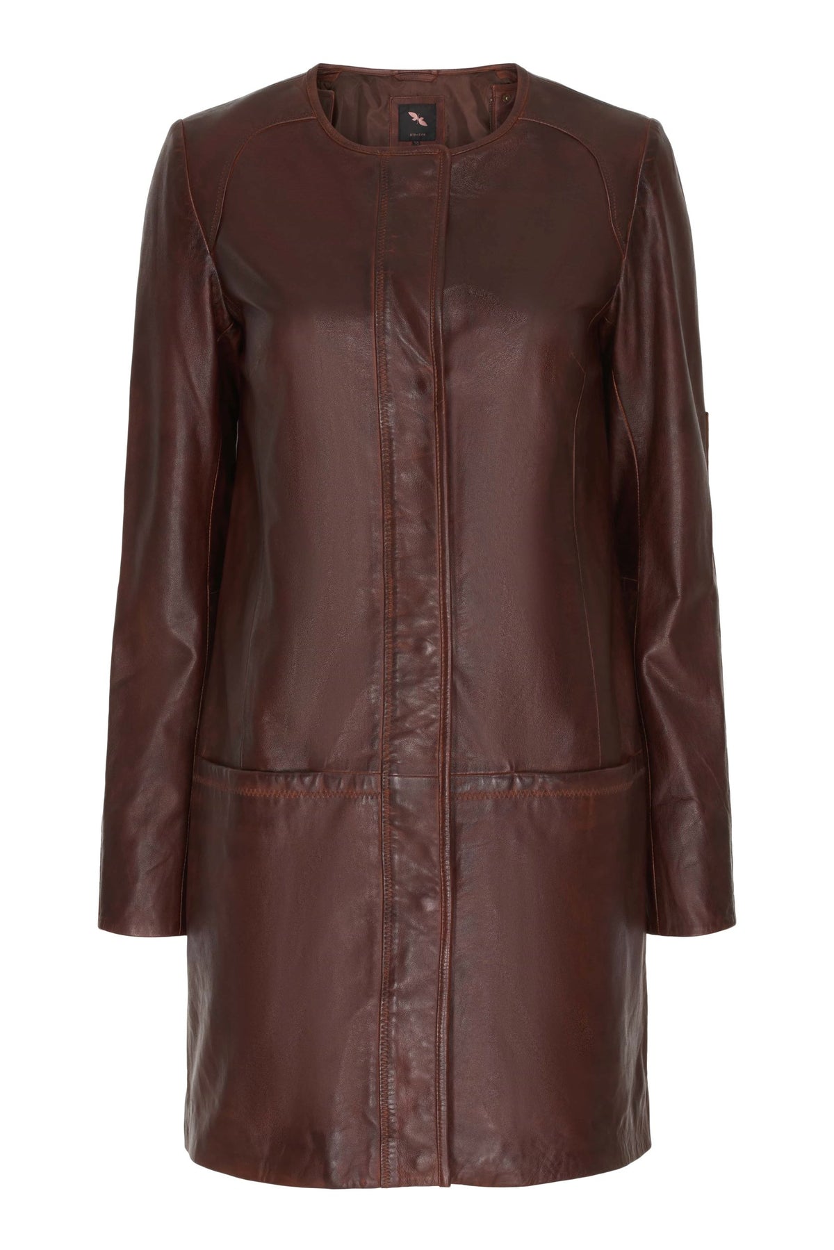 BTFCPH Læderfrakke Frakker Brun