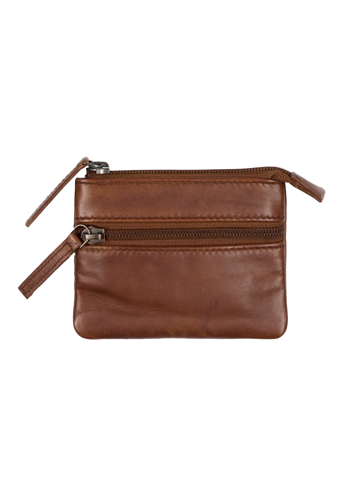 Orchid Lille pung med lynlås Tasker Brun