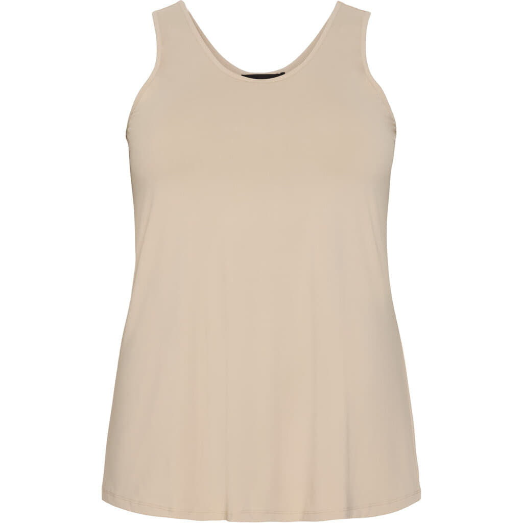 NO. 1 BY OX Tank top Tops Beige