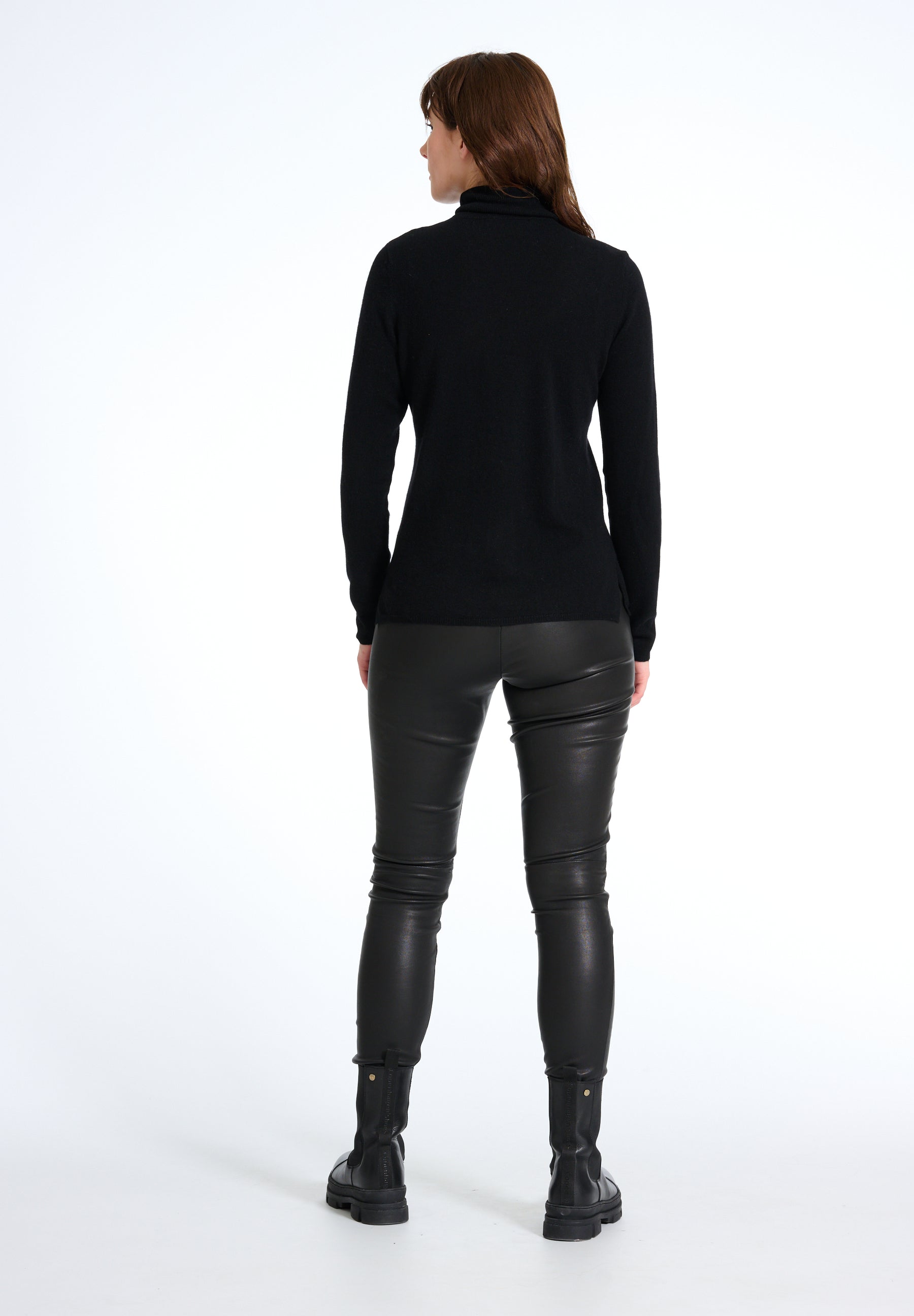 BTFCPH Turtleneck i cashmere blanding Pullovers Sort