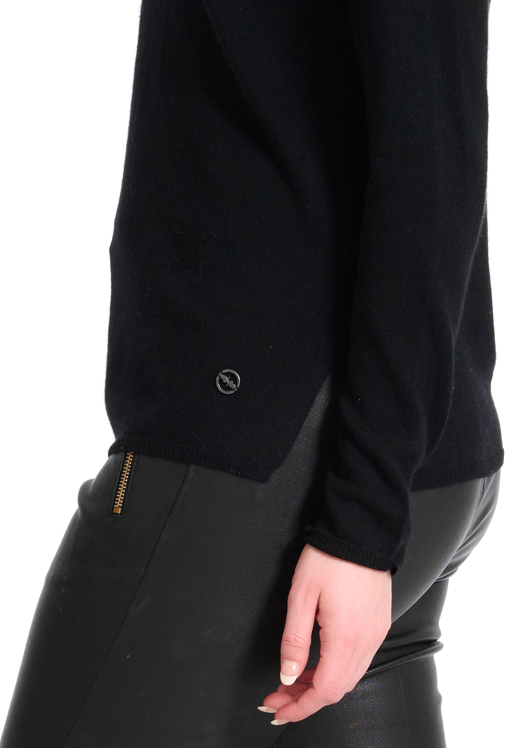 BTFCPH Turtleneck i cashmere blanding Pullovers Sort