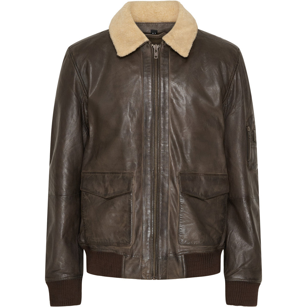 NOTYZ HIM Aviator Jacket w. Flap Pockets Jakker Brun