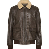NOTYZ HIM Aviator Jacket w. Flap Pockets Jakker Brun
