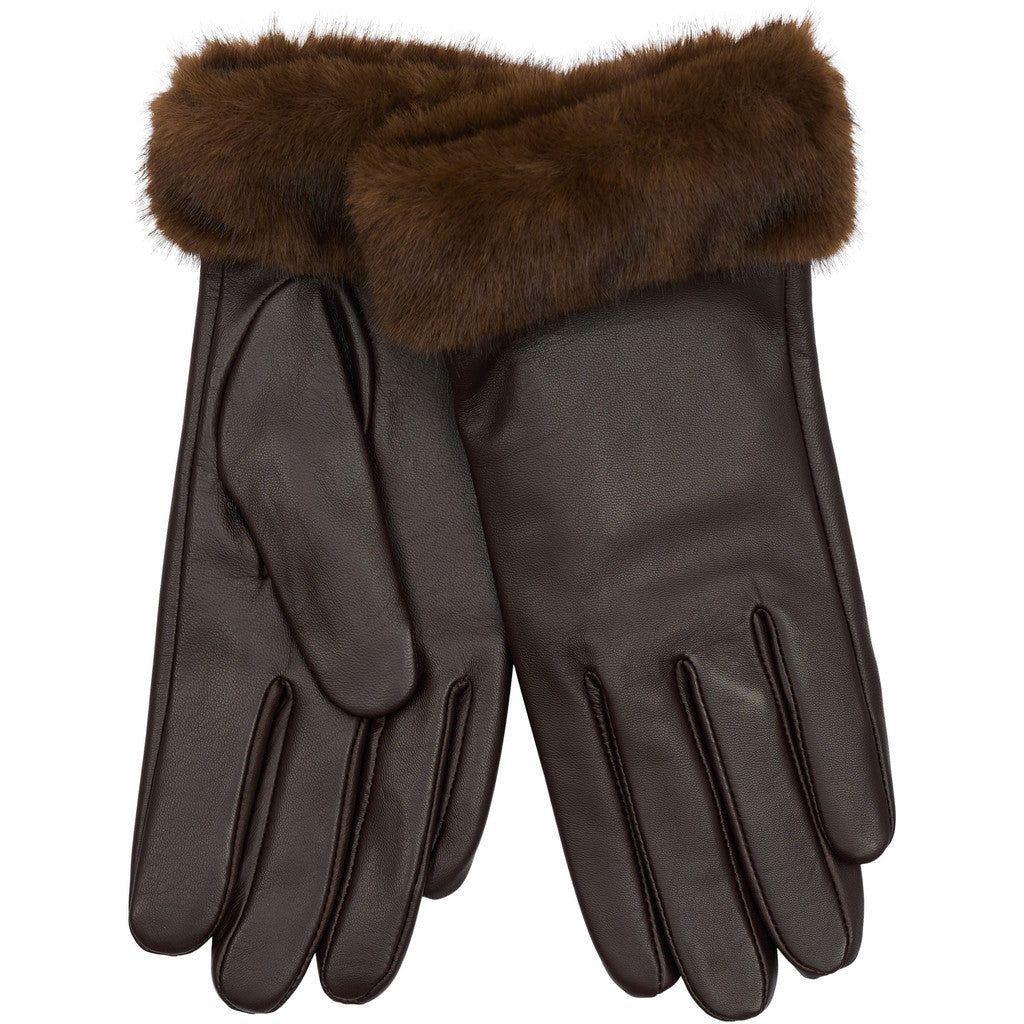 BTFCPH BTFADELINE Leather Gloves Handsker Brun