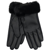 BTFCPH BTFADELINE Leather Gloves Handsker Sort