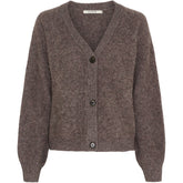 BTFCPH BTFADRIANA Yak Cardigan Cardigans Dark Ash Melange
