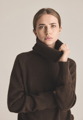 BTFCPH BTFALMA Yak Turtleneck Pullovers Brun