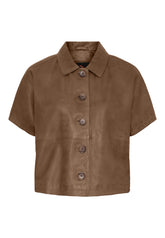 BTFCPH BTFANYA Læderjakke Jakker Nude Brown