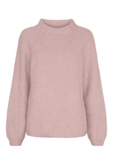 BTFCPH BTFARIA Cashmere strik med vaskebjørnsgarn Pullovers Rosa