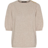 BTFCPH BTFASTA Cashmere Pullover Pullovers Sand Melange