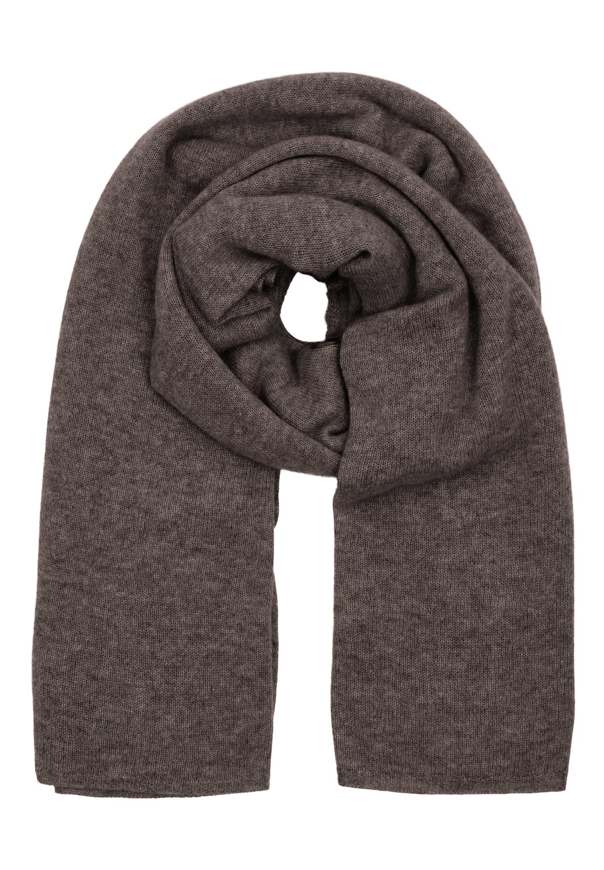 BTFCPH BTFBIANCA Pure Cashmere Scarf Scarf Dark Brown Melange