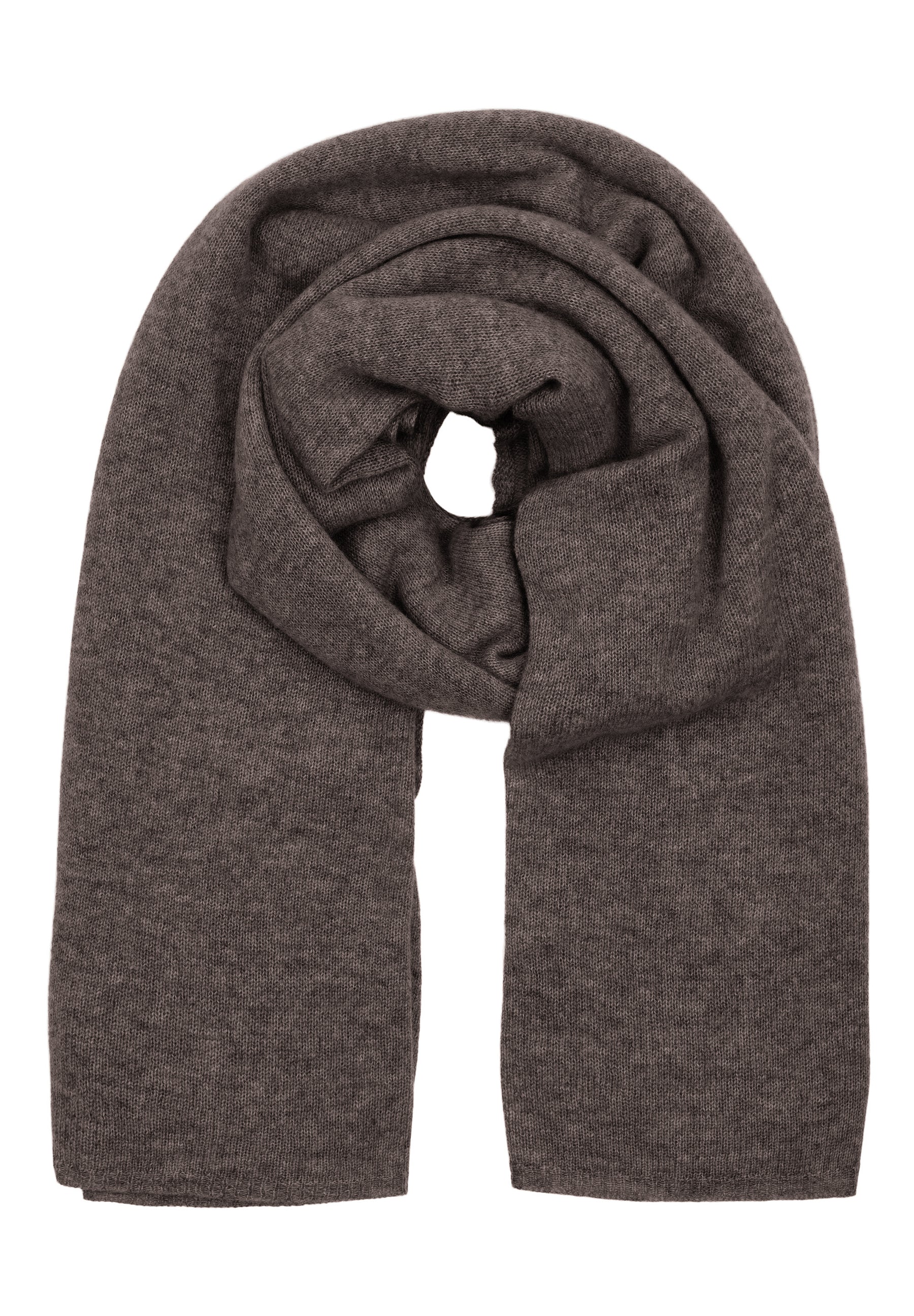 BTFCPH BTFBIANCA Pure Cashmere Scarf Scarf Dark Brown Melange