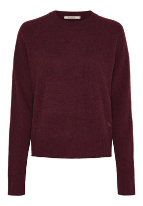 BTFCPH BTFBLAIR Yak Pullover Pullovers Burgundy Melange