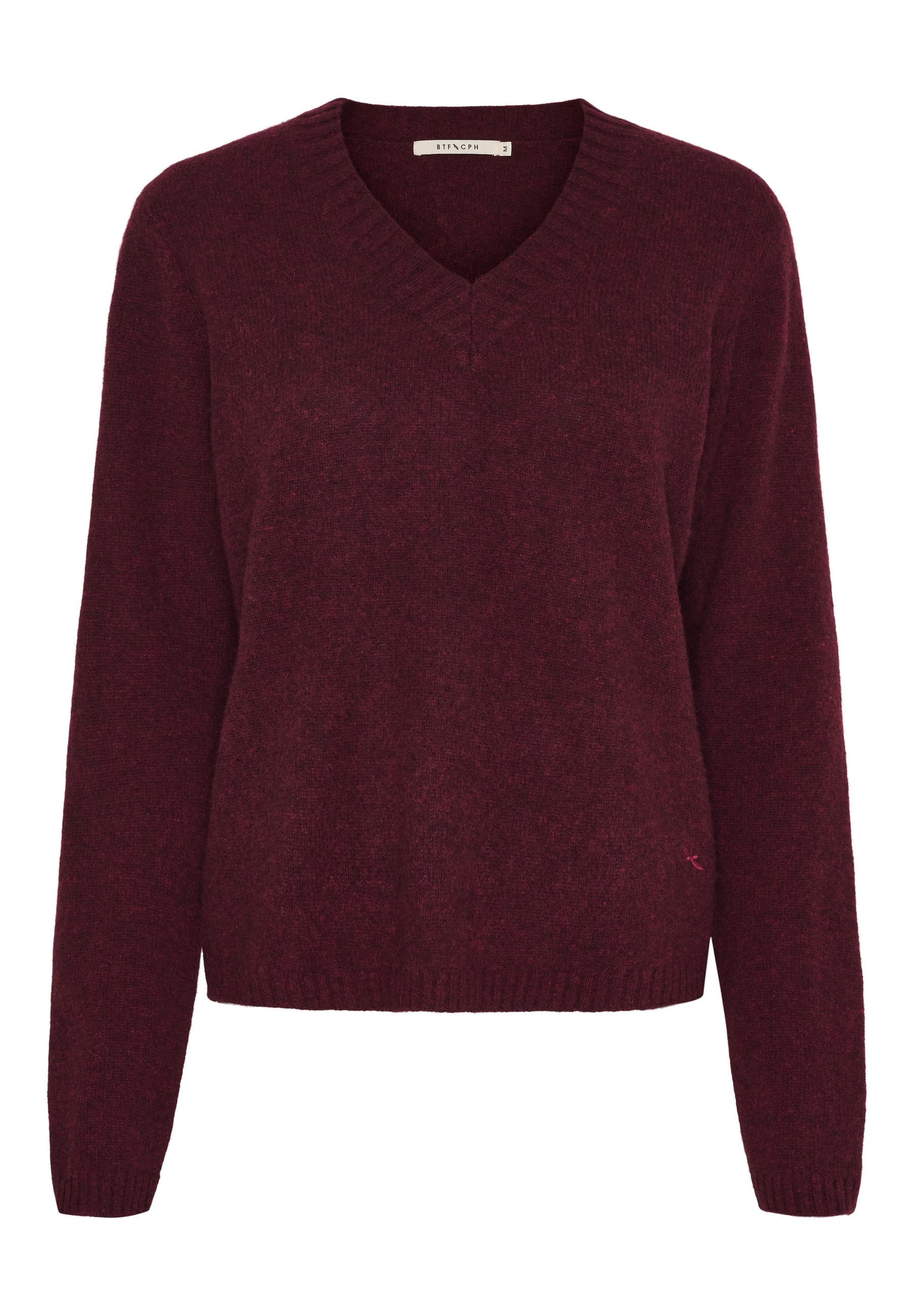 BTFCPH BTFCARRIE Yak Pullover Pullovers Burgundy Melange