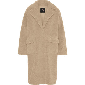 BTFCPH BTFCELIA Teddy Trenchcoat Frakker Beige