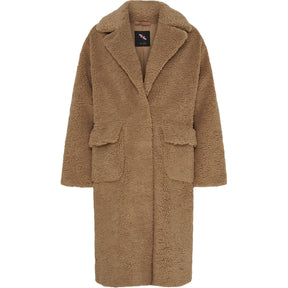 BTFCPH BTFCELIA Teddy Trenchcoat Frakker Beige