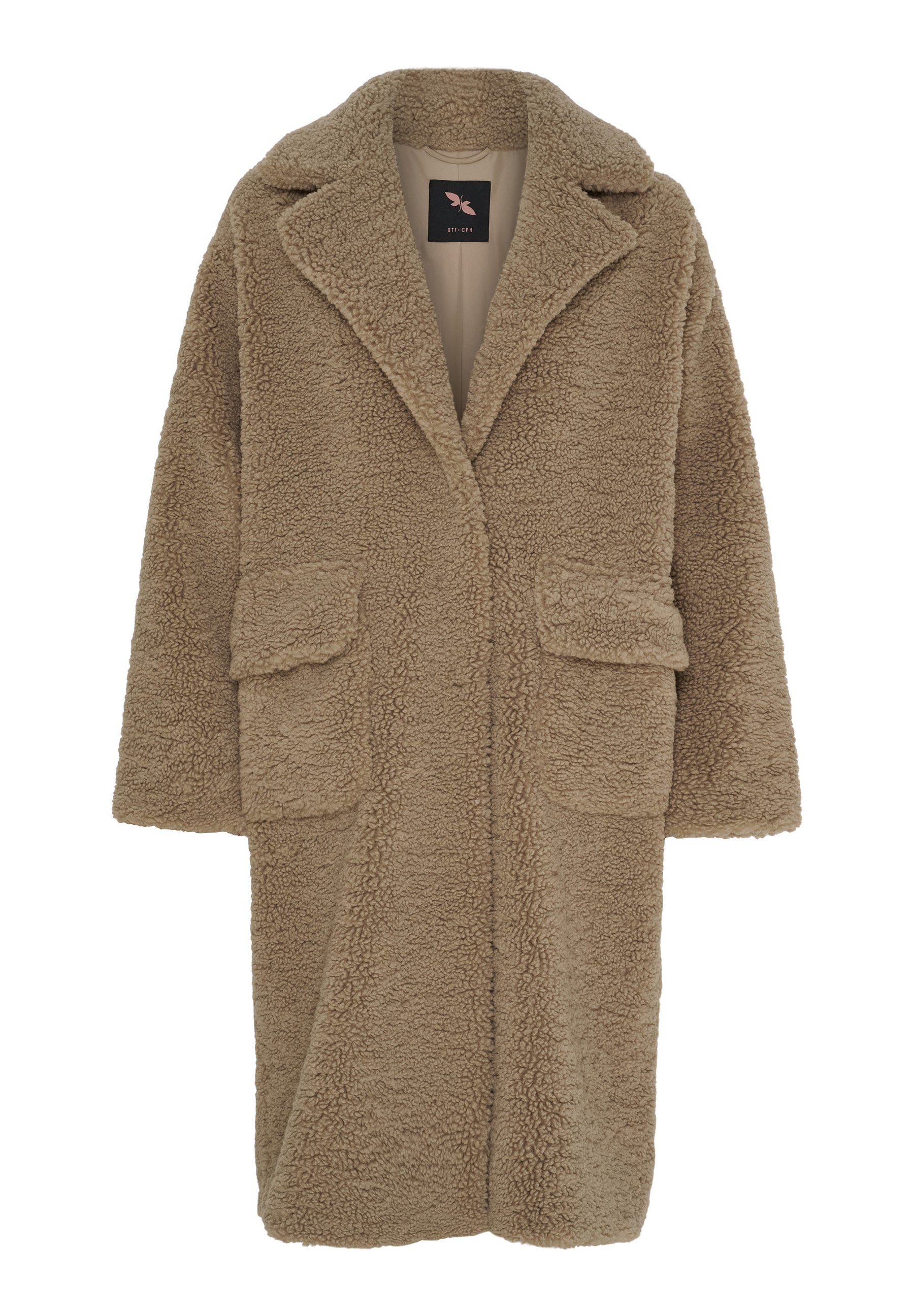 BTFCPH BTFCELIA Teddy Trenchcoat Frakker Brun