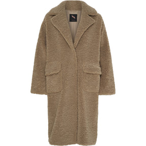 BTFCPH BTFCELIA Teddy Trenchcoat Frakker Brun