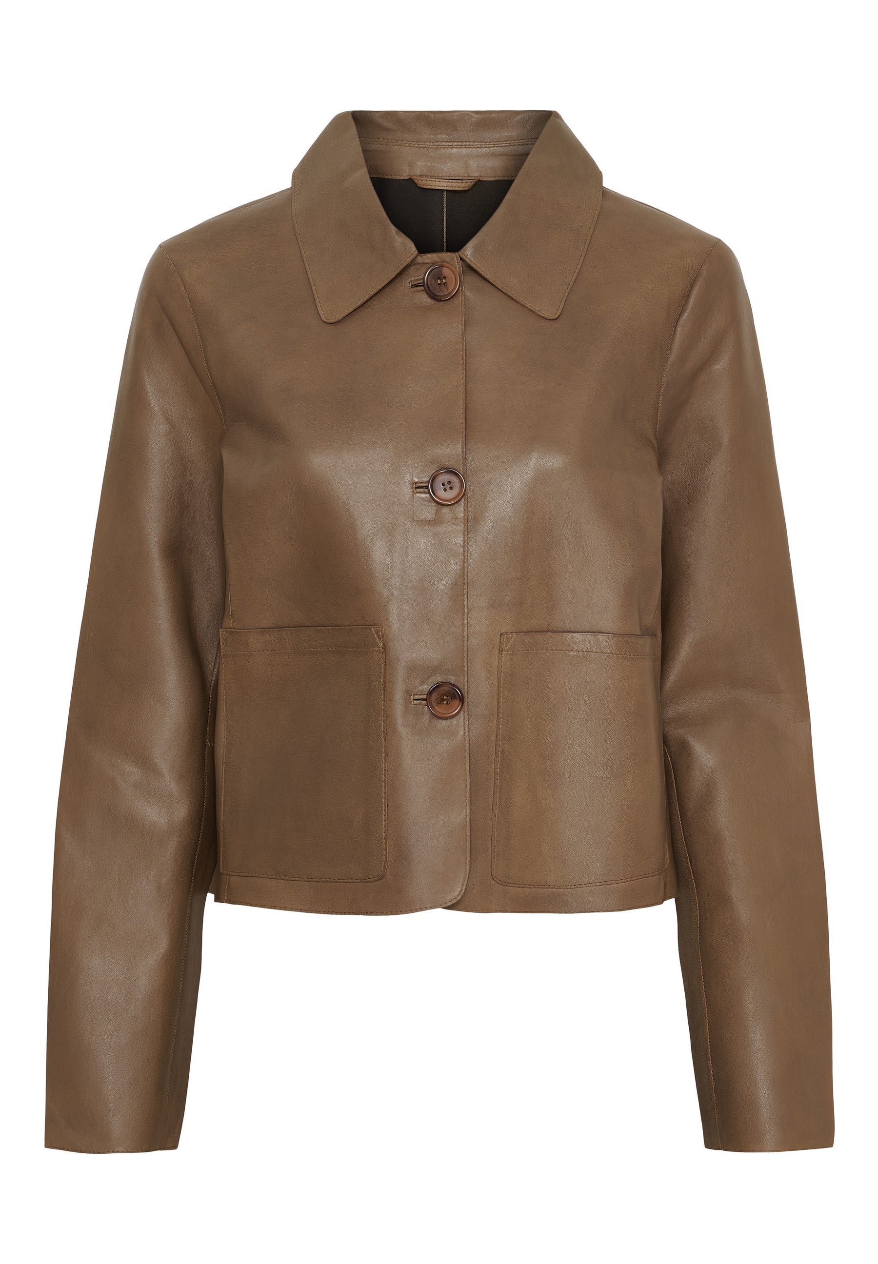 BTFCPH BTFDINA Læderjakke Jakker Nude Brown