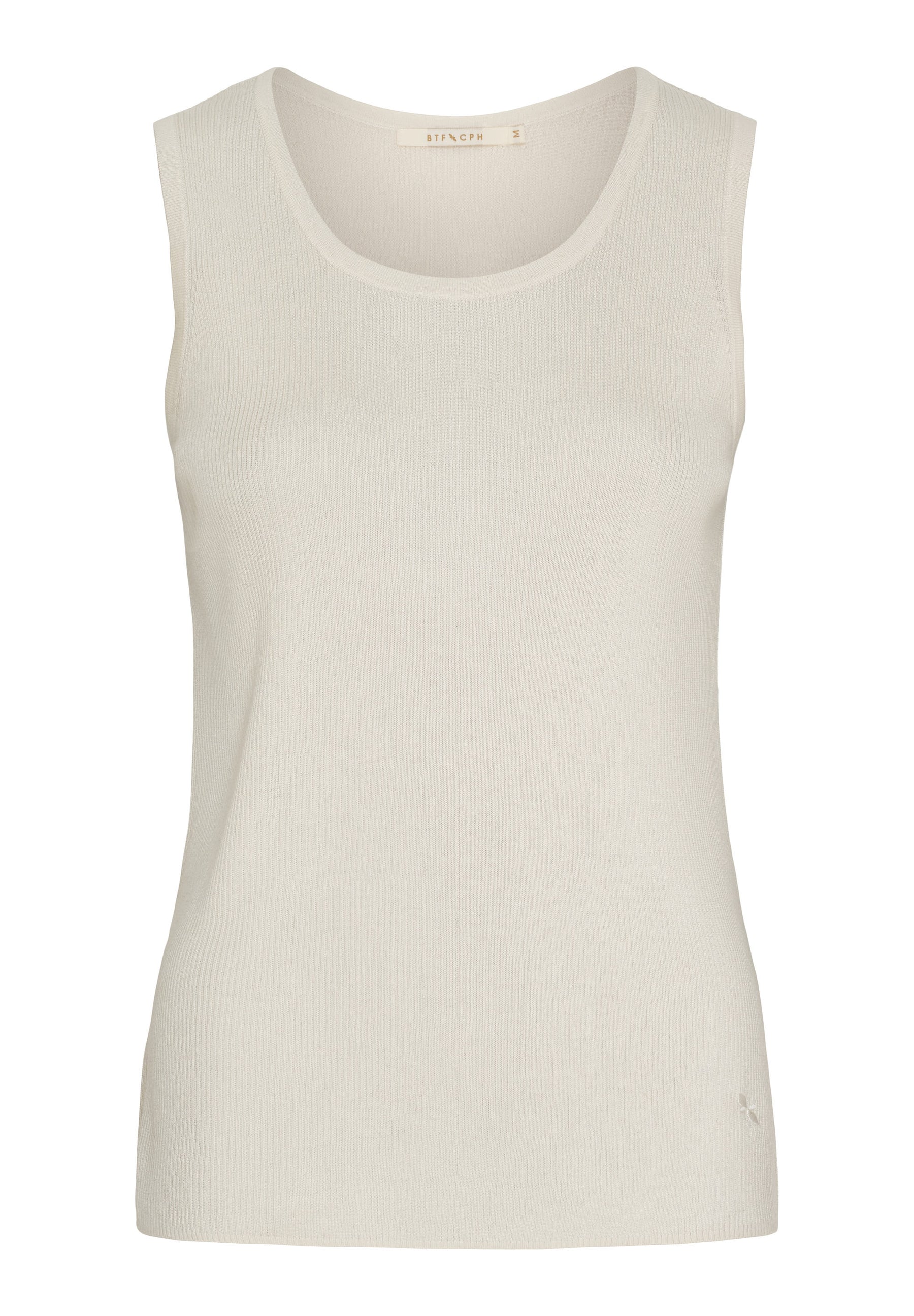 BTFCPH BTFELLA Silk Top Tops Hvid