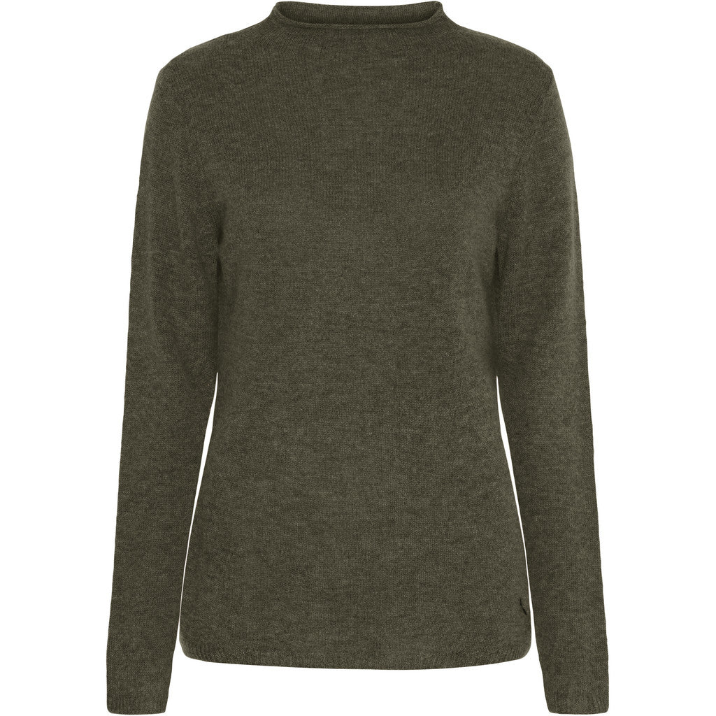 BTFCPH BTFELORA Pure Cashmere Pullover Pullovers Army Green Melange