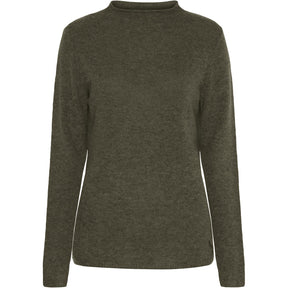 BTFCPH BTFELORA Pure Cashmere Pullover Pullovers Army Green Melange