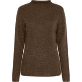 BTFCPH BTFELORA Pure Cashmere Pullover Pullovers Dark Brown Melange