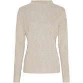 BTFCPH BTFELORA Pure Cashmere Pullover Pullovers Oatmeal Melange
