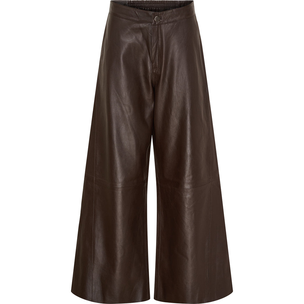 BTFCPH BTFEMBER Leather Pants Bukser Dark Truffle