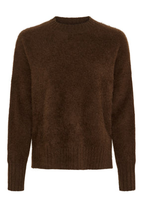 BTFCPH BTFEMILIA Yak Pullover Pullovers Brun