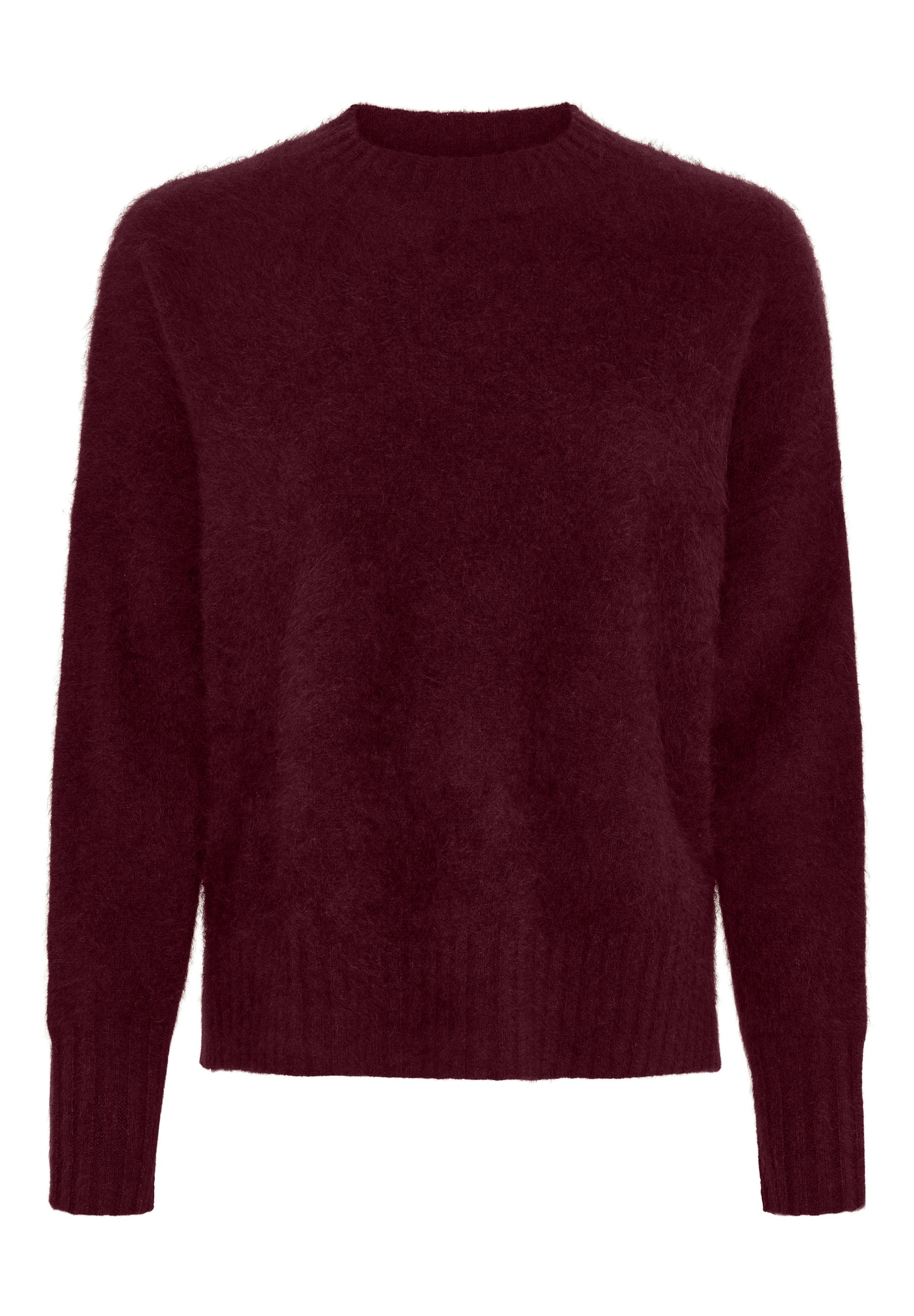 BTFCPH BTFEMILIA Yak Pullover Pullovers Burgundy Melange