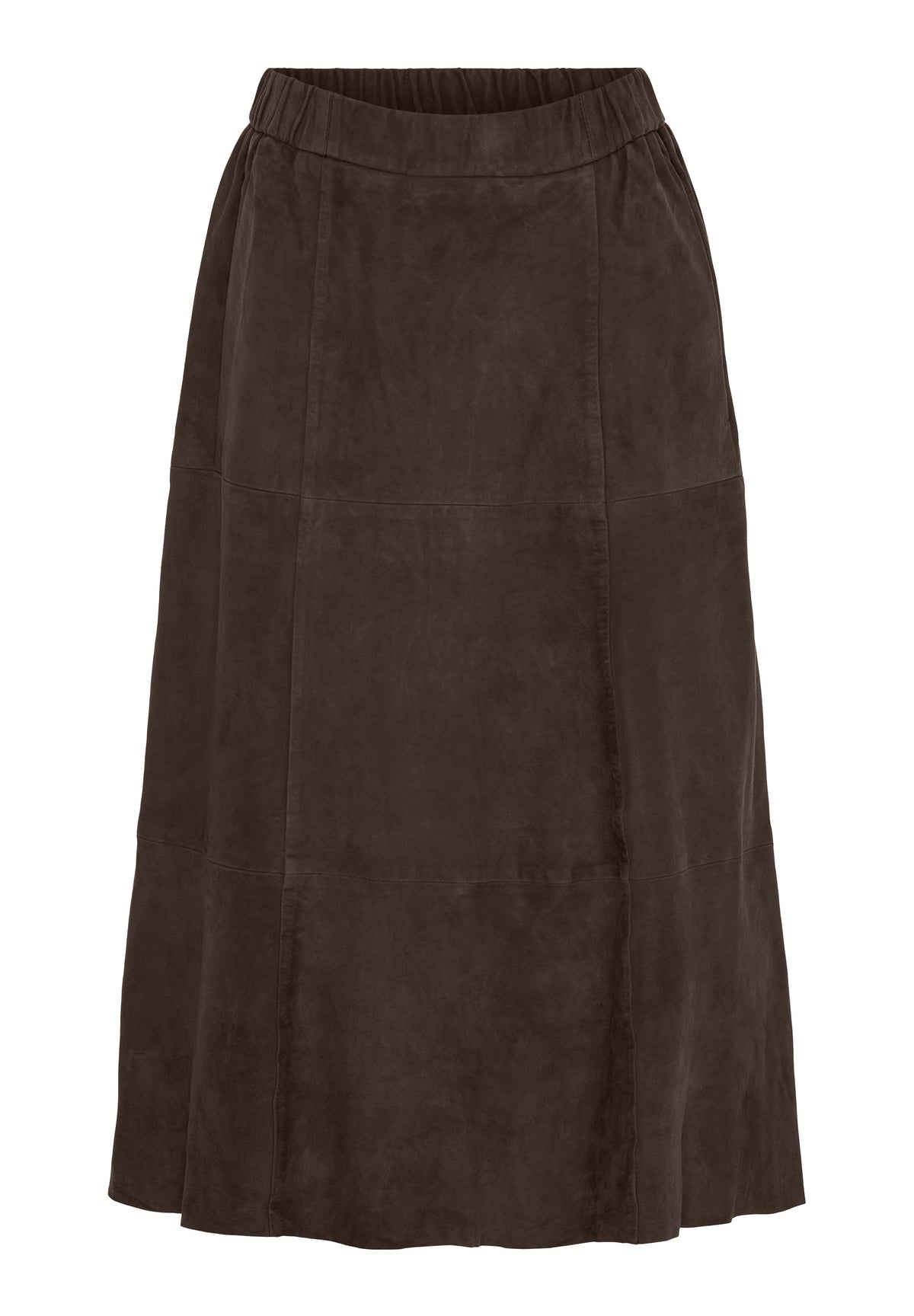 BTFCPH BTFFLORA Nederdel i ruskind Nederdele Dark Chocolate Brown