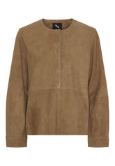 BTFCPH BTFGAIA Bluse i Suede Bluser Nude Brown
