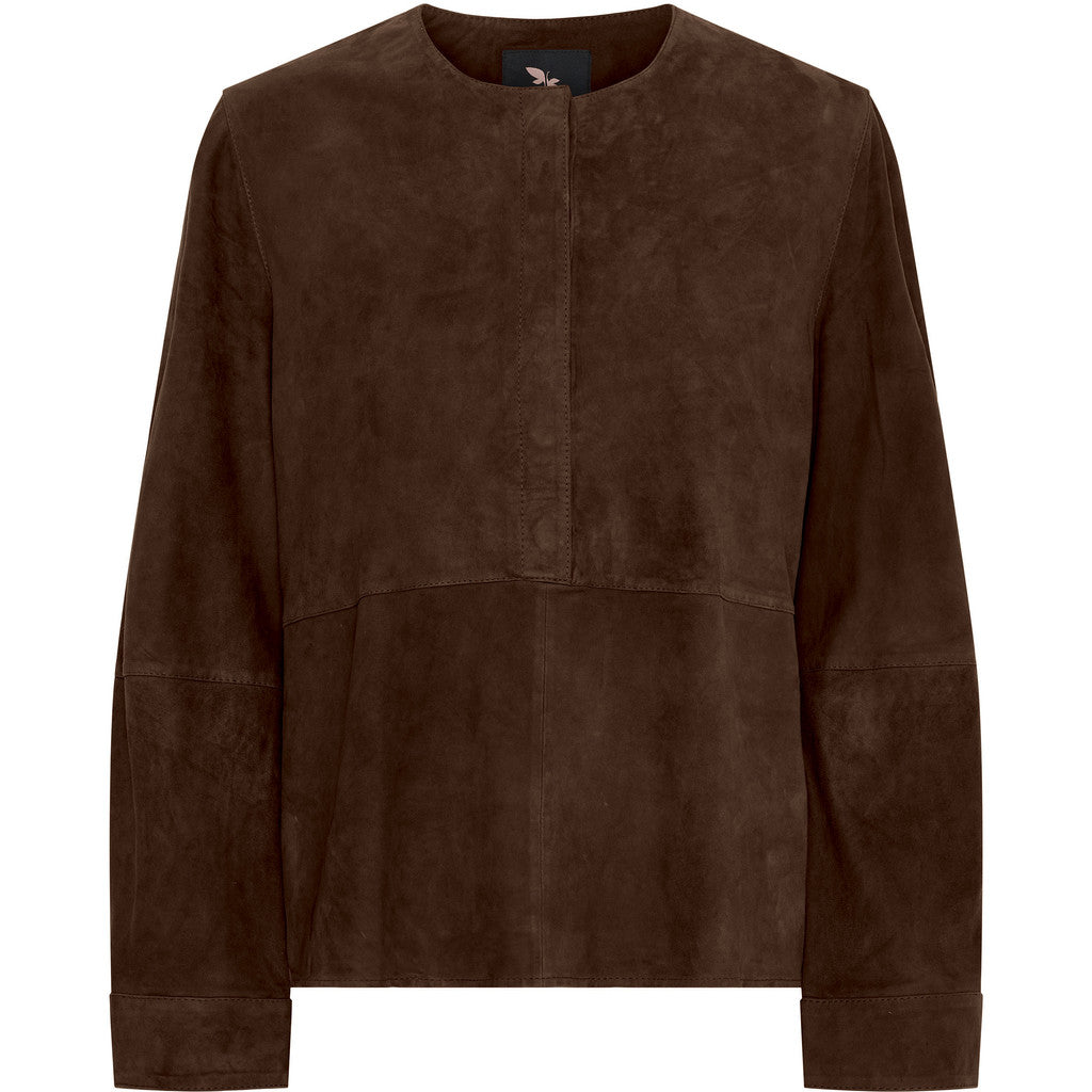 BTFCPH BTFGAIA Suede Blouse Bluser Brun