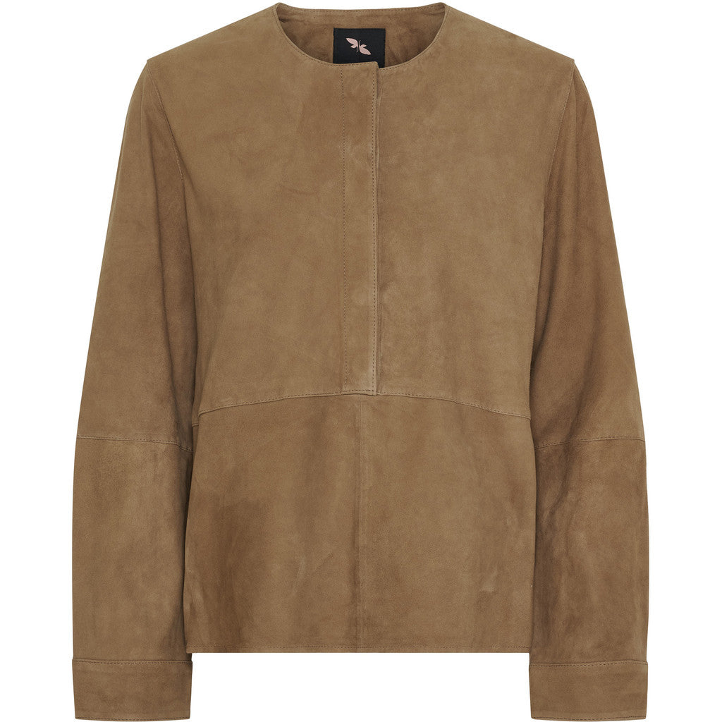 BTFCPH BTFGAIA Suede Blouse Bluser Nude Brown