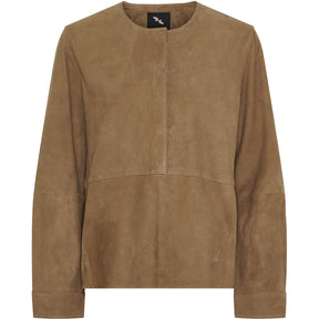 BTFCPH BTFGAIA Suede Blouse Bluser Nude Brown