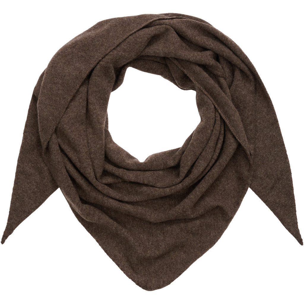 BTFCPH BTFGEORGINA Pure Cashmere Scarf Scarf Dark Brown Melange