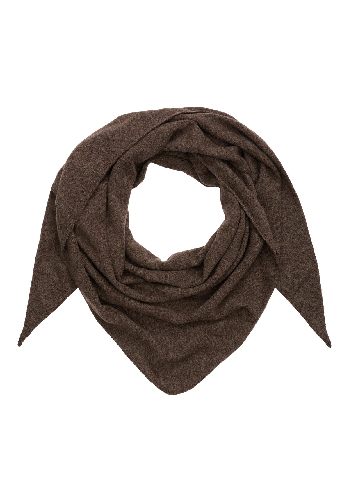 BTFCPH BTFGEORGINA Pure Cashmere Scarf Scarf Dark Brown Melange