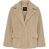BTFCPH BTFHELENA Teddy Coat Frakker Beige