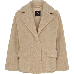 BTFCPH BTFHELENA Teddy Coat Frakker Beige