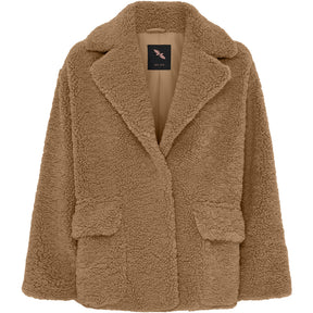 BTFCPH BTFHELENA Teddy Coat Frakker Beige