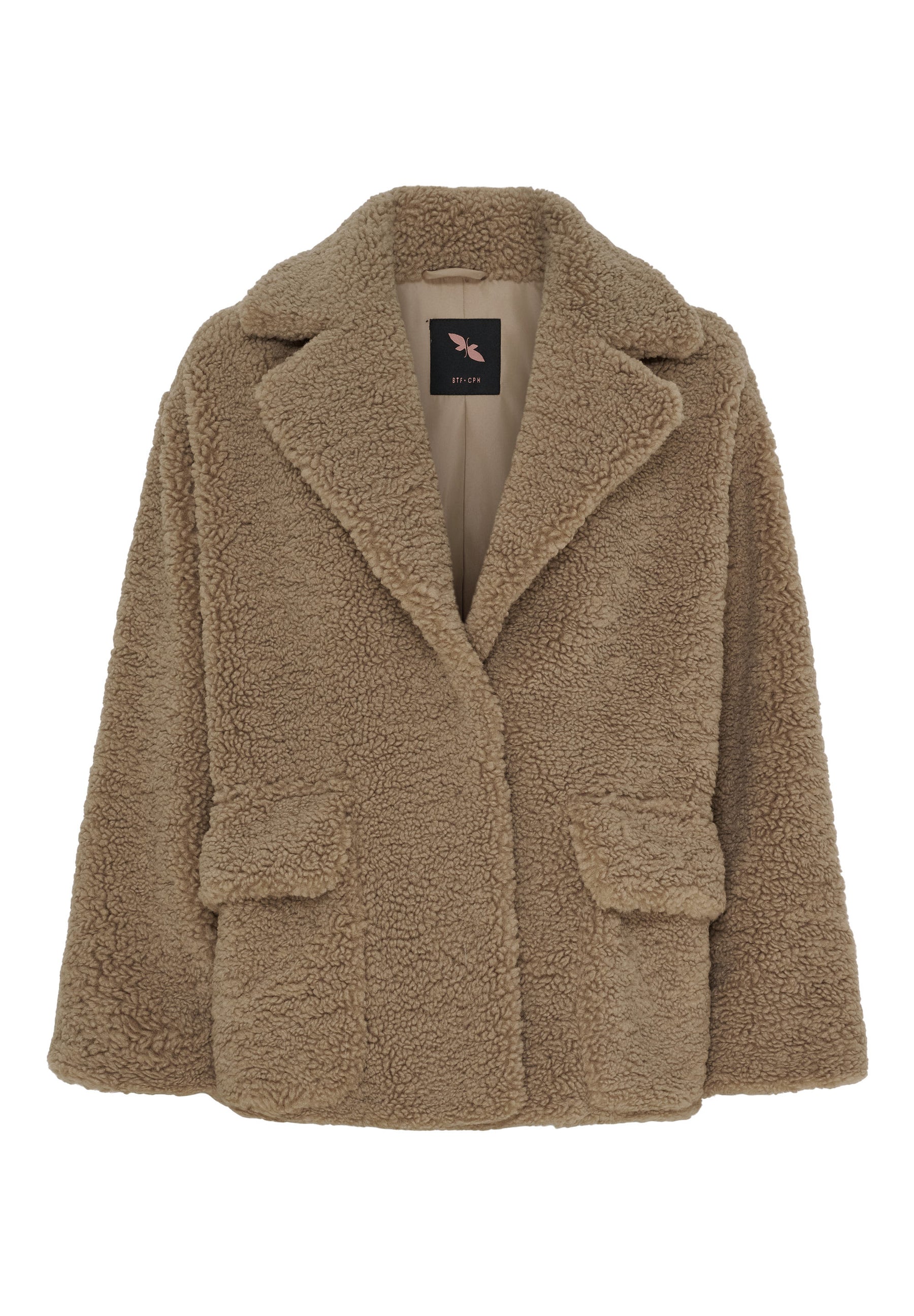 BTFCPH BTFHELENA Teddy Coat Frakker Brun