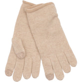 BTFCPH BTFIDA Pure Cashmere Gloves Handsker Beige Melange w. Almond Melange Rib