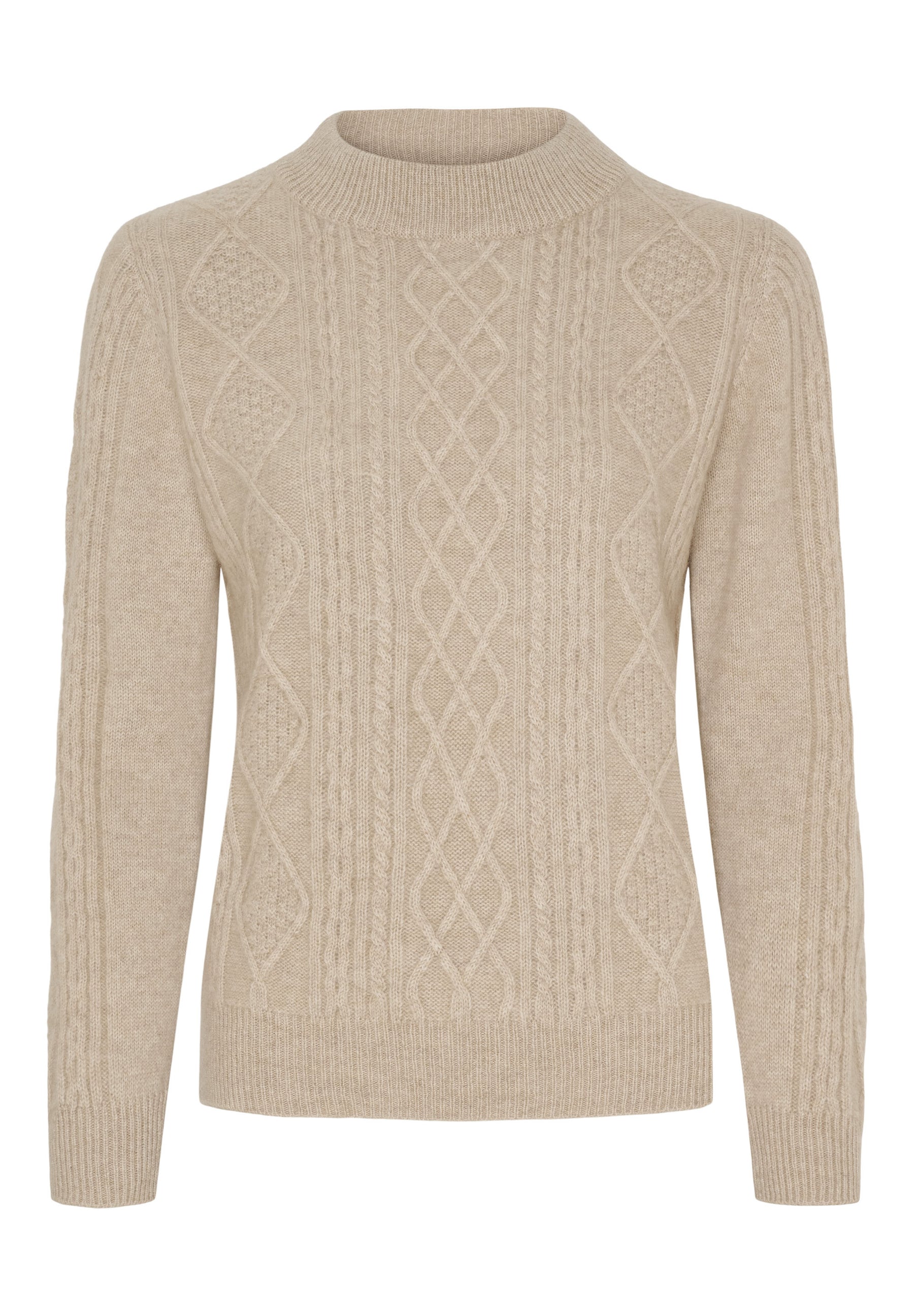 BTFCPH BTFINES Pure Cashmere Pullover Pullovers Beige Melange
