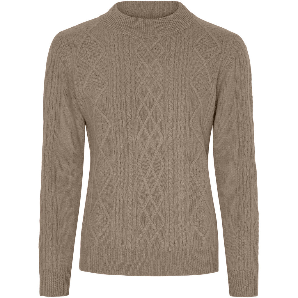 BTFCPH BTFINES Pure Cashmere Pullover Pullovers Natural Brown