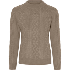 BTFCPH BTFINES Pure Cashmere Pullover Pullovers Natural Brown