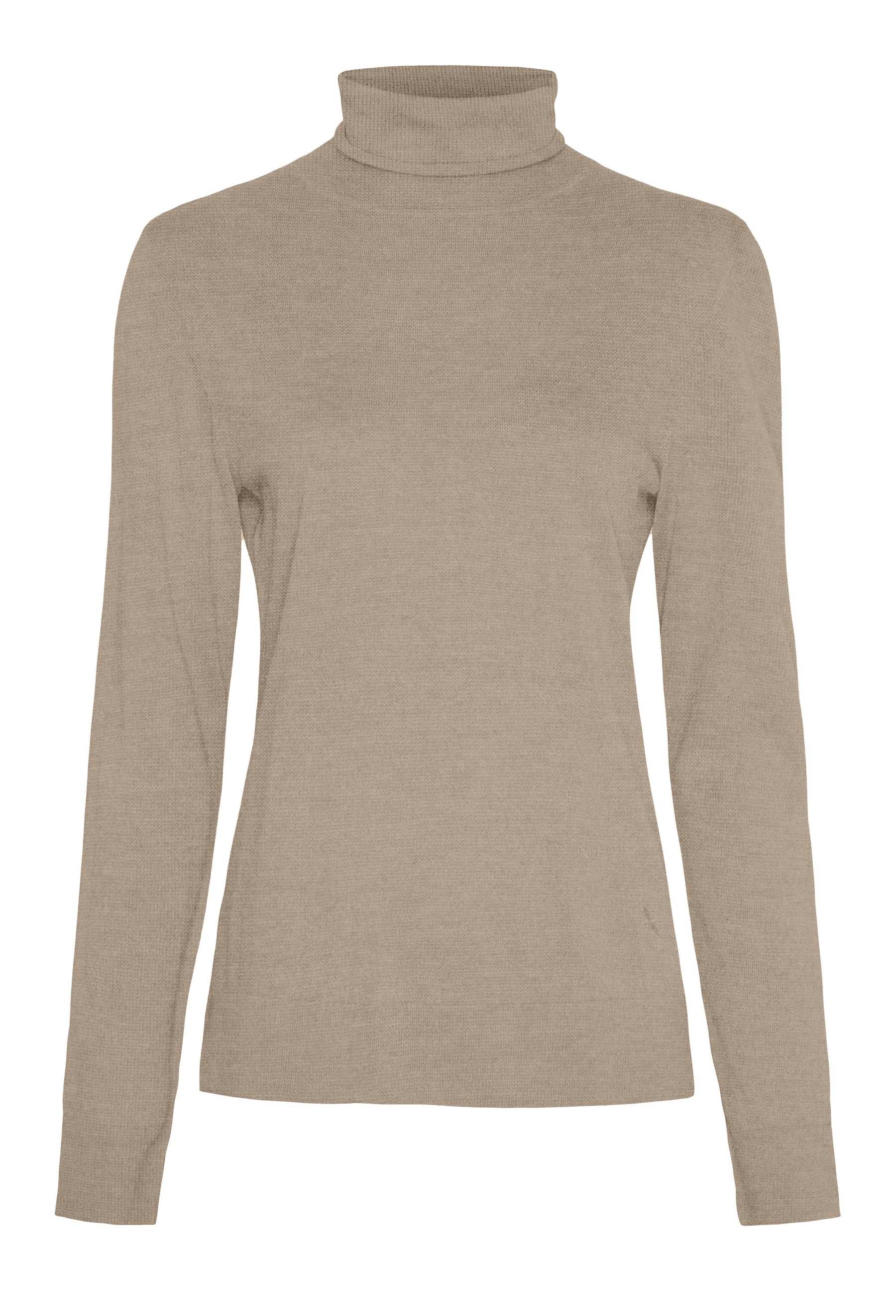 BTFCPH BTFINGRID Silk Turtleneck Tops Brun