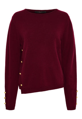 BTFCPH BTFINNA Cashmere Pullover Pullovers Rød